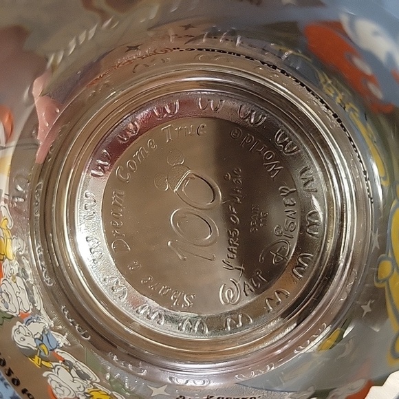 McDonalds 100 Years of Disney Magic Glass Cup Collectible Vintage Mickey Donald - Picture 9 of 10